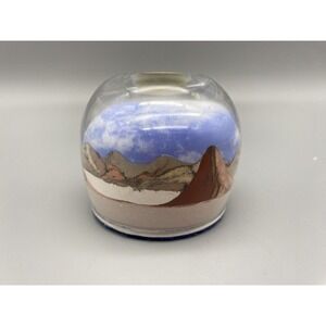 2.5" Painted Desert Sands‎ Arizona Artist Paperweight Mountains